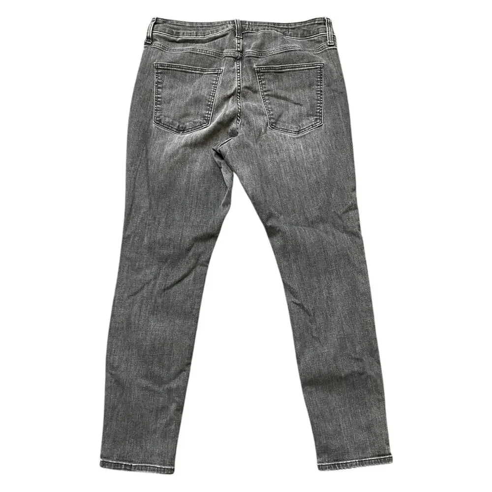 Universal Thread Dark Gray Denim High Rise Women's Skinny Ankle Jeans - 14/32
